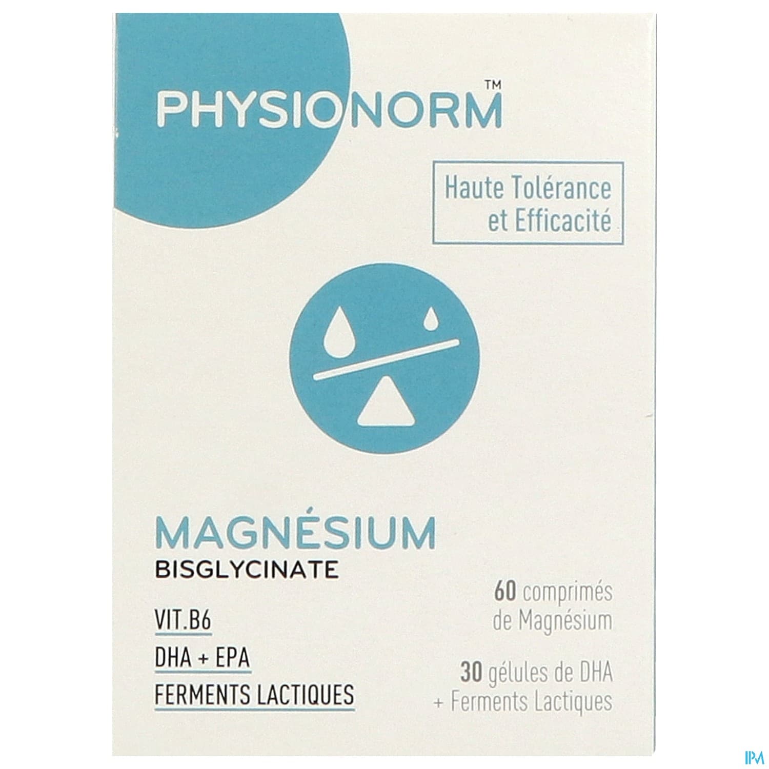 Physionorm Magnesium Bislycinate Gelule 30 + Comprime 60