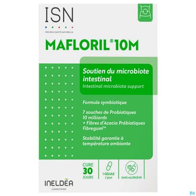 Ineldea Isn Mafloril 10m Soutient La Flore Intestinale Gelule 30