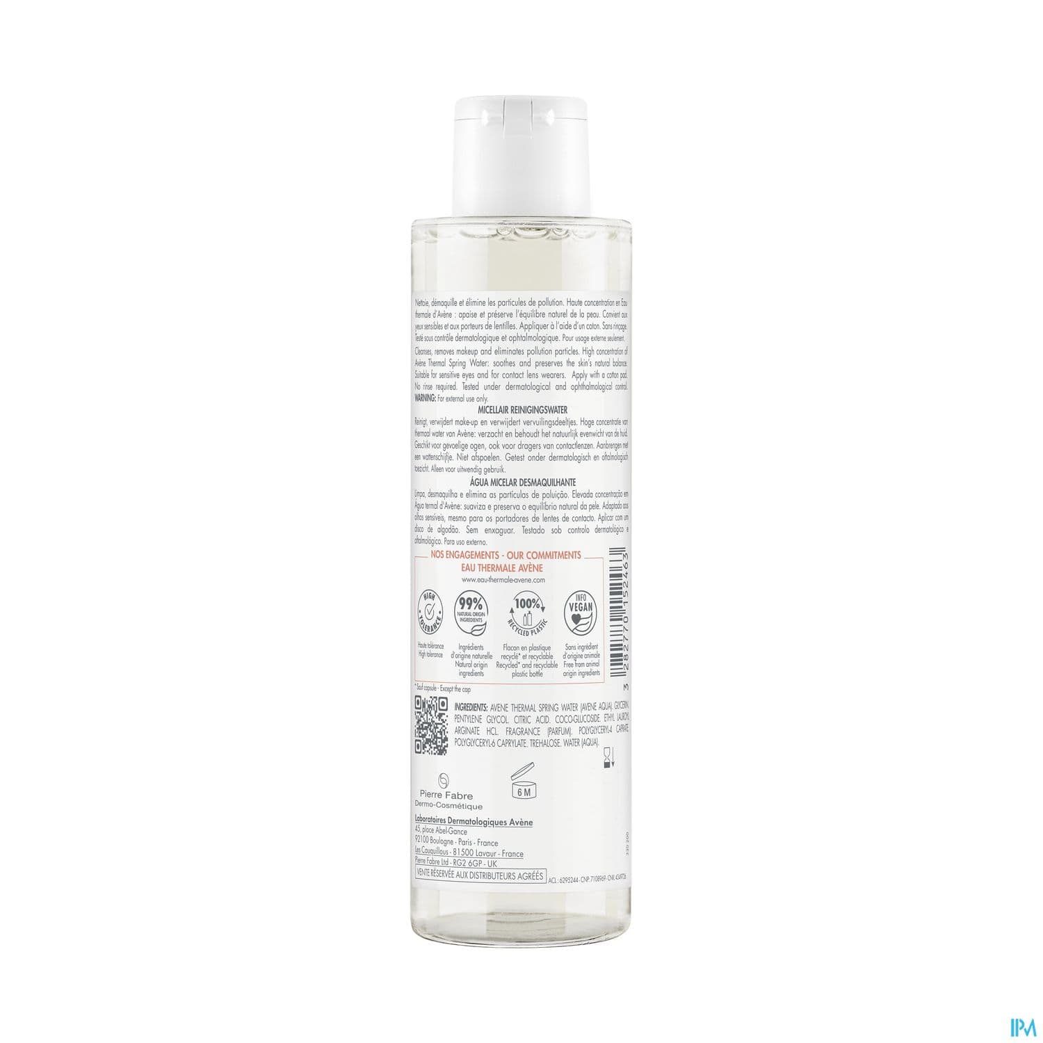 Eau Thermale Avene Eau Micellaire Demaquillante 200ml