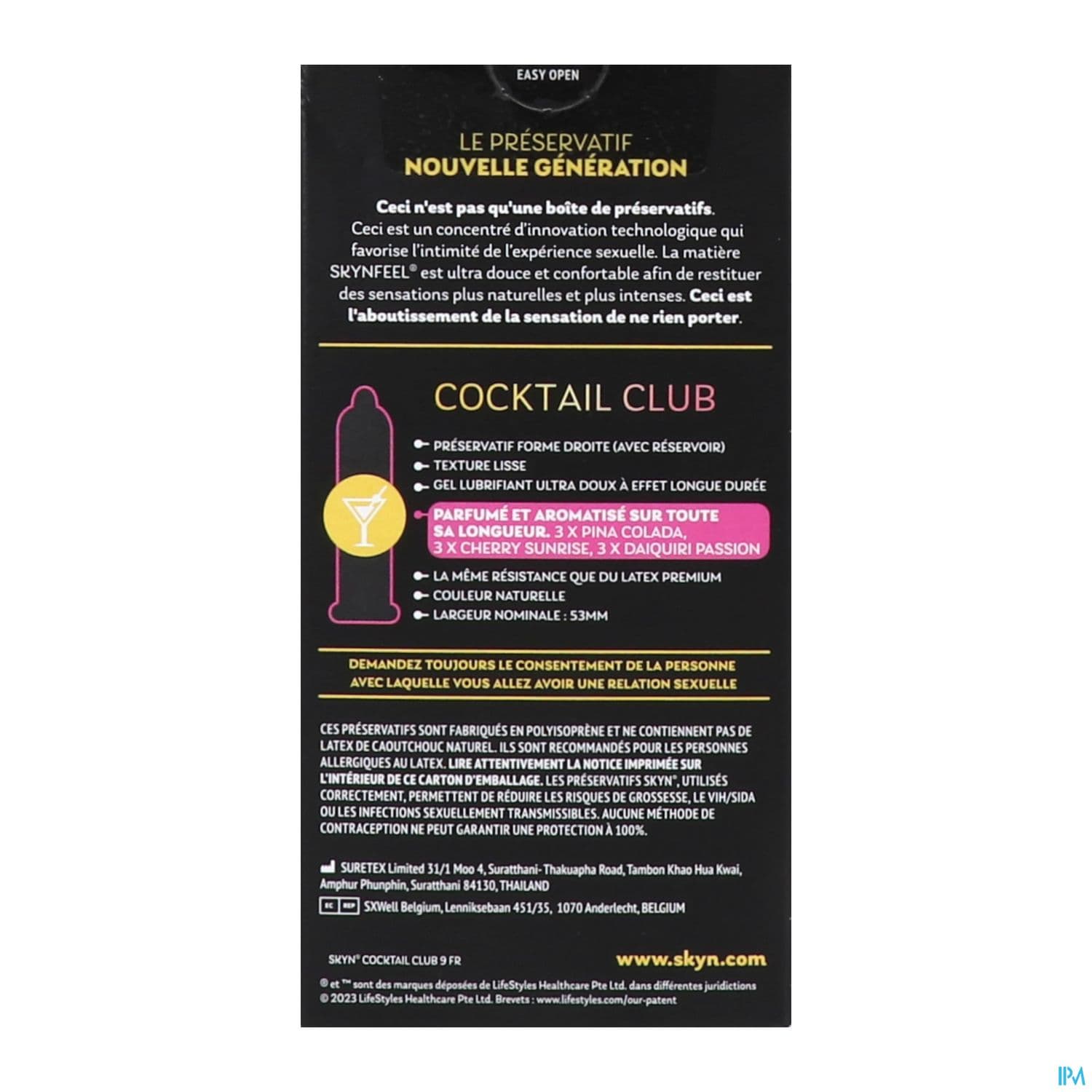 PRESERV SKYN COCKTAIL CLUB 9