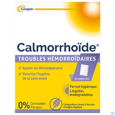 CALMORRHOIDE LINGETTE 20