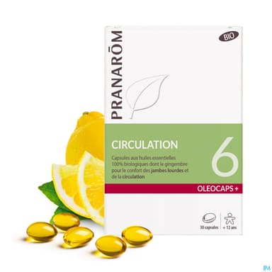 PRANAROM OLEOCAPS+6 CIRCULAT CAP30