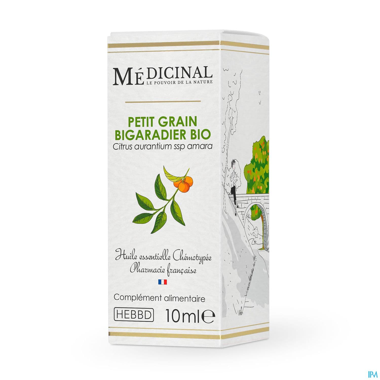 Medicinal Huile Essentielle Petit Grain Bigaradier Bio 10ml — Pharmacie de Vienne Blois