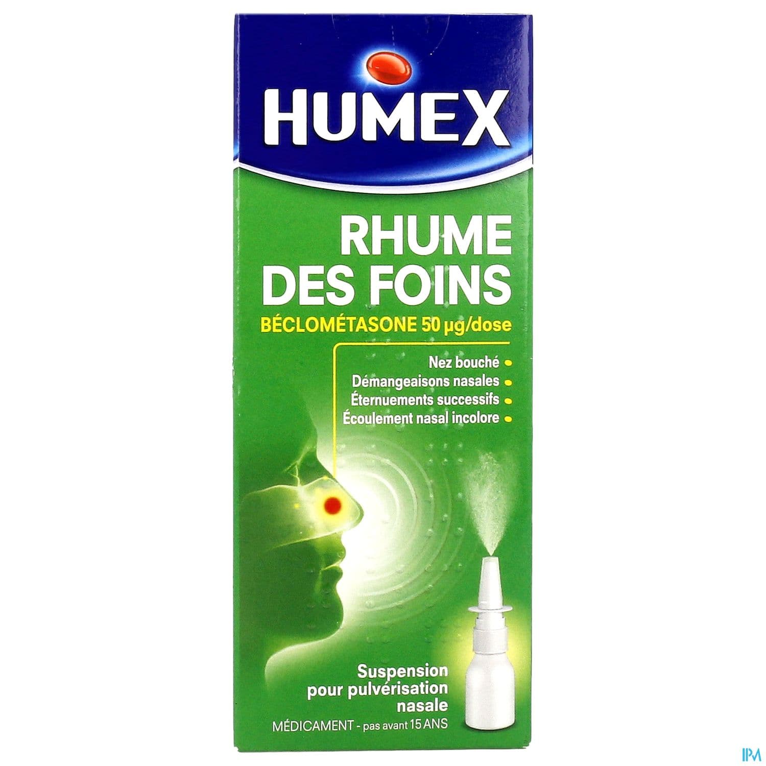 Humex Rhume Des Foins Beclometasone 50mcg/d Suspension Nasale 100d