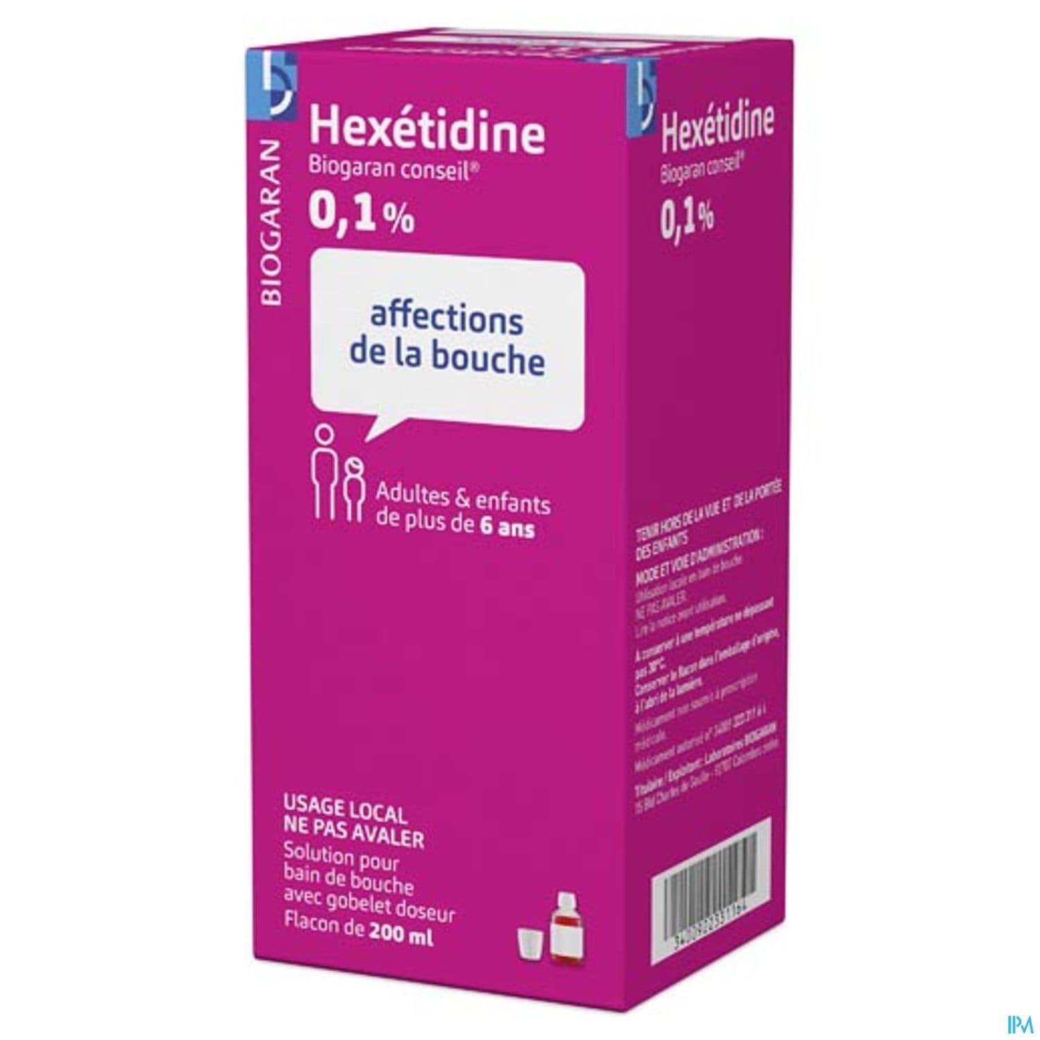 HEXETIDINE 0,1% BIOG CONS FL 200ML