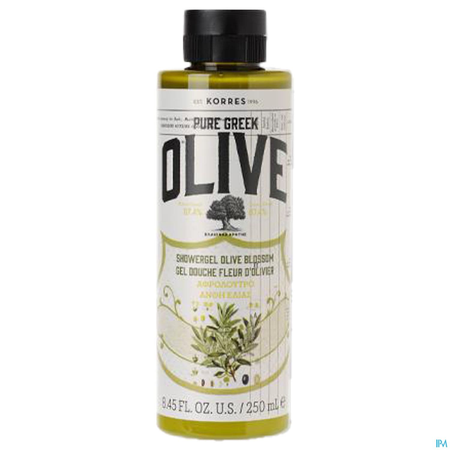 KORRES GEL DCH FL OLIVIER 250ML