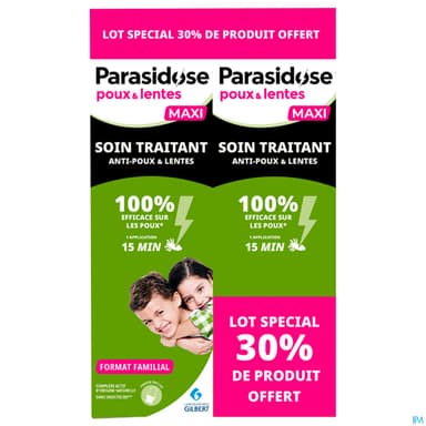 Laboratoires Gilbert Parasidose Poux Lot 2 Soins Traitants 200ml = -30%