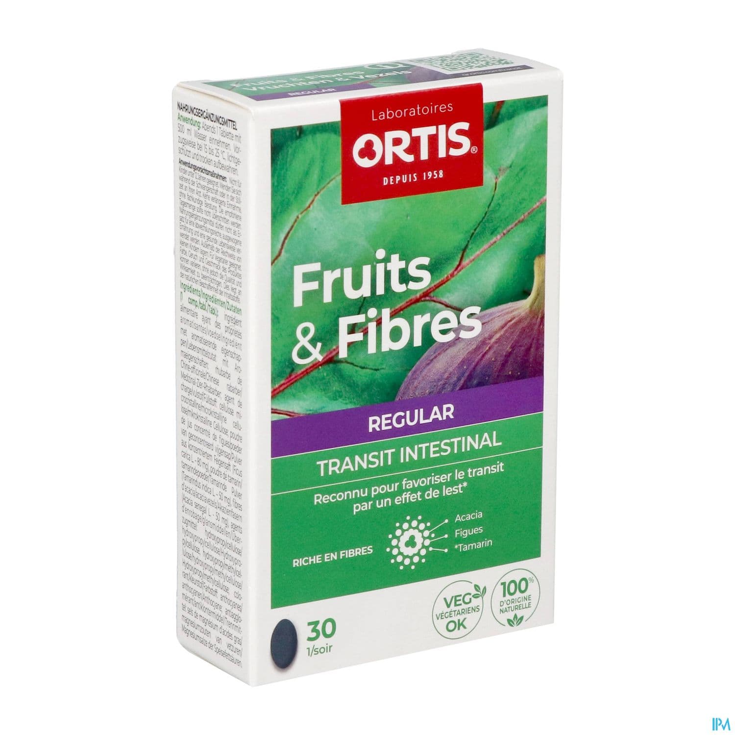 ORTIS FRUIT/FIB TRANS REGUL 30 — Pharmacie plaisance