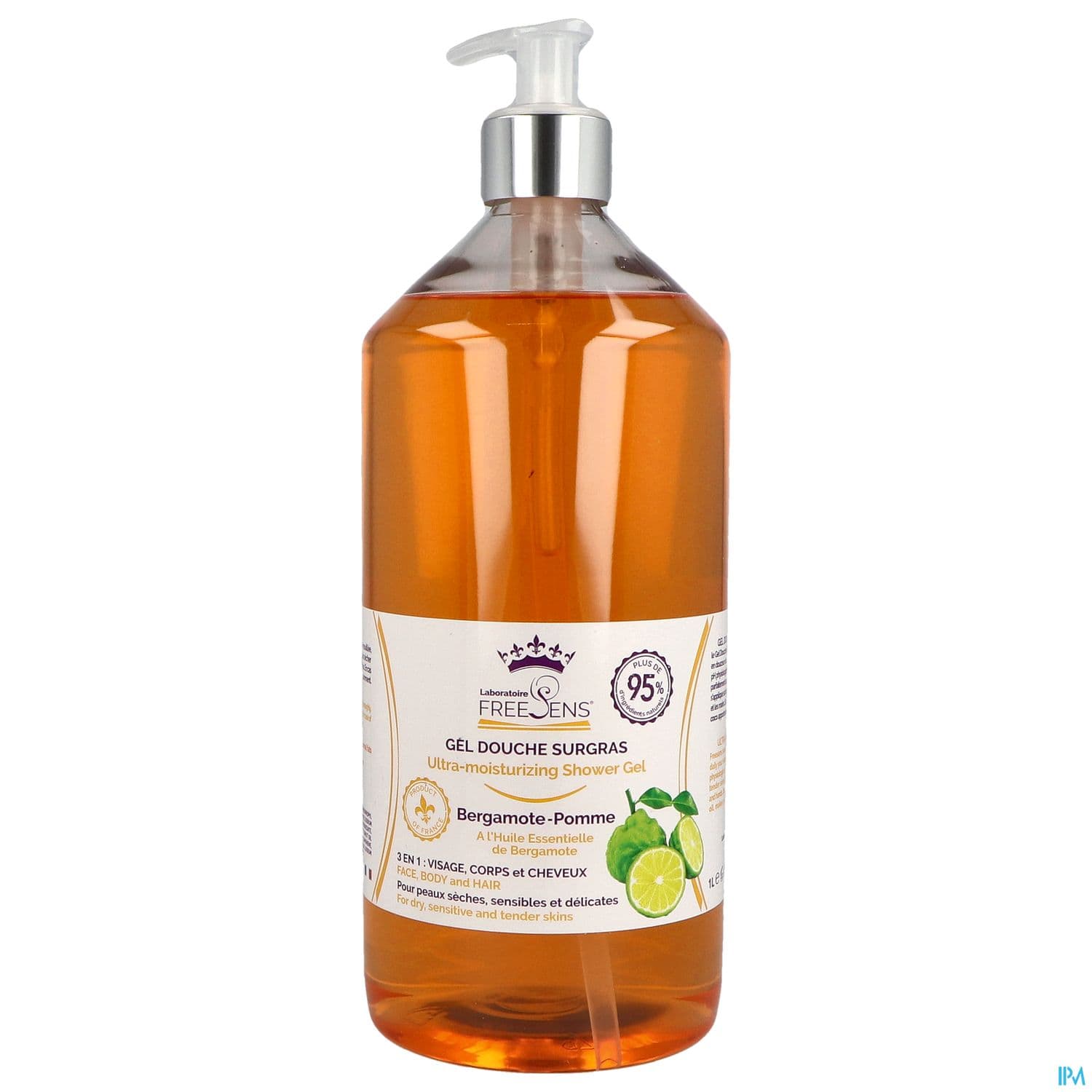 FREESENS GEL DCH SURG BERGAMOTE 1L