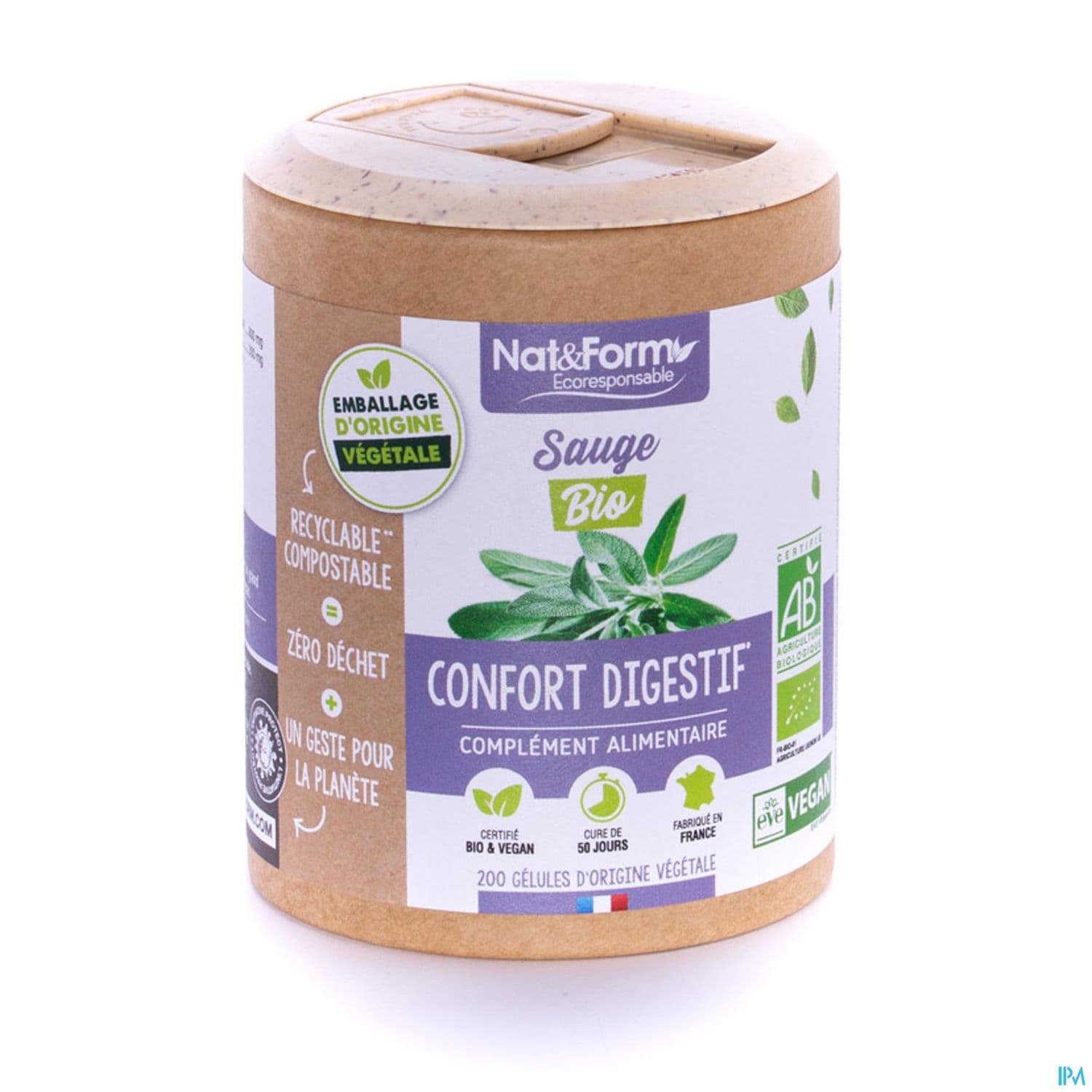 NAT&FORM ECO SAUGE BIO GELVEG200