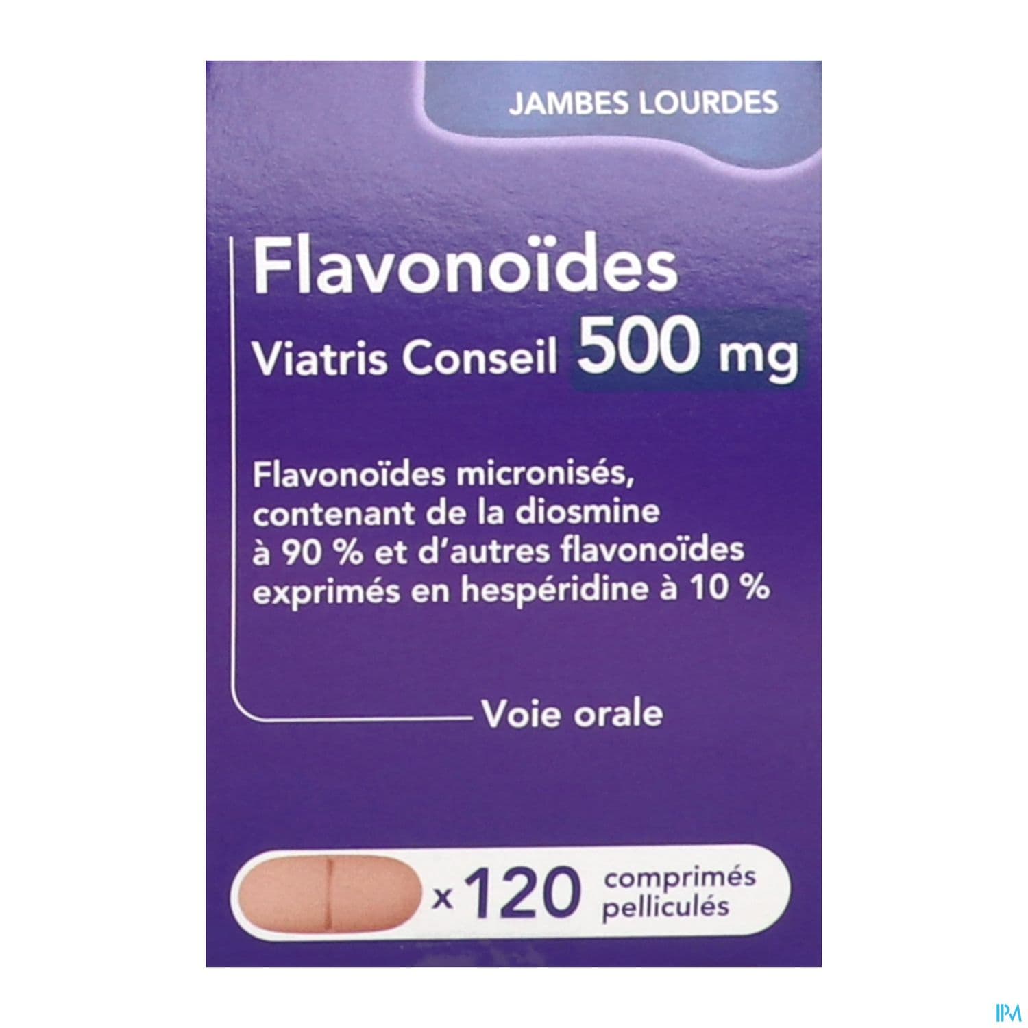 Flavonoides Viatris Conseil 500mg Comprime Pellicule 120