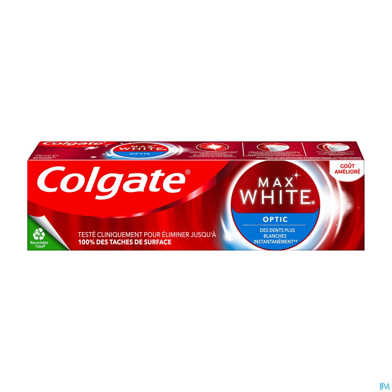COLGATE DENT MAX WHITE OPTIC 75ML.