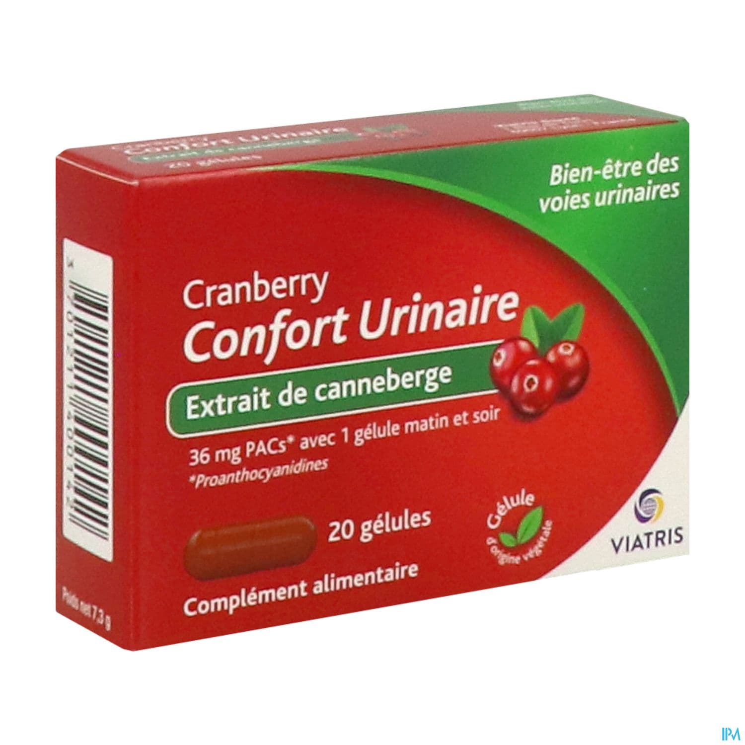 VIATRIS CRANBERRY CONF URIN GELU20