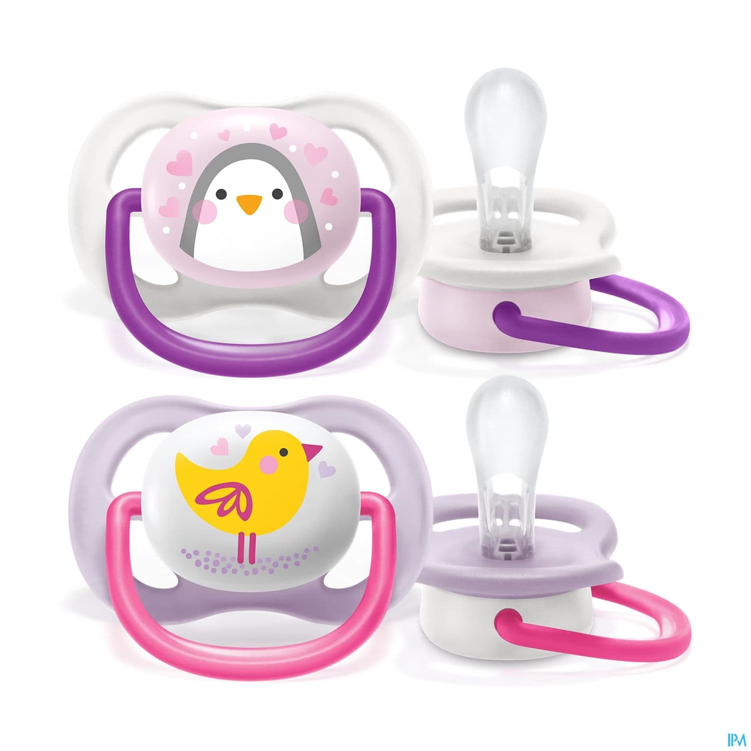 Avent Sucette Ultra Air Mixte Animaux 0/6mois Scf080/11 X2