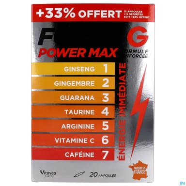 FORCE G POWER MAX OFFR PROMO AMP20