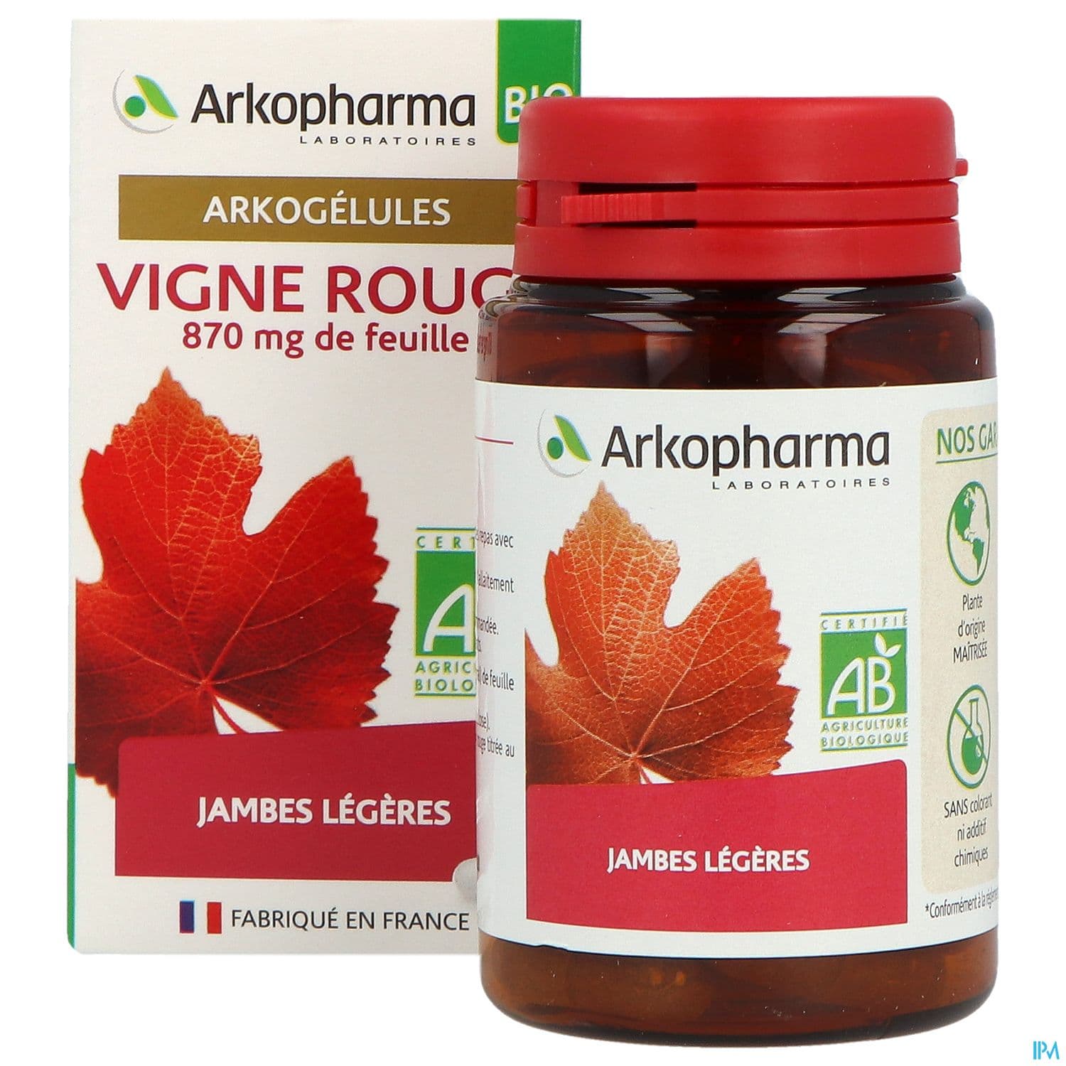 Arkopharma Arkogelules Vigne Rouge Bio Gelule 45