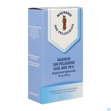 Magnesie San Pellegrino Sans Anis 90% Poudre Buv 90g