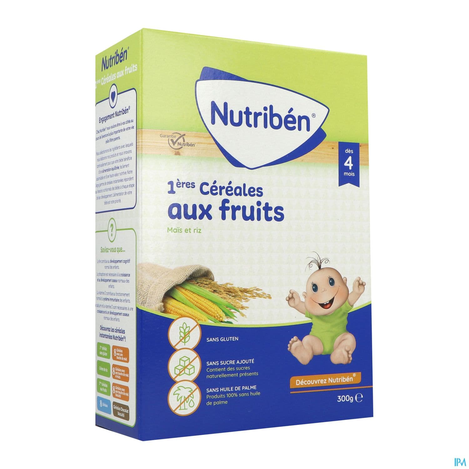 NUTRIBEN 1ERE CER FRUITS 300G — Pharmacie porte de la villette