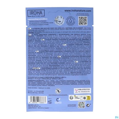 Iroha Coton Tonique Hydratant Et Apaisant X10