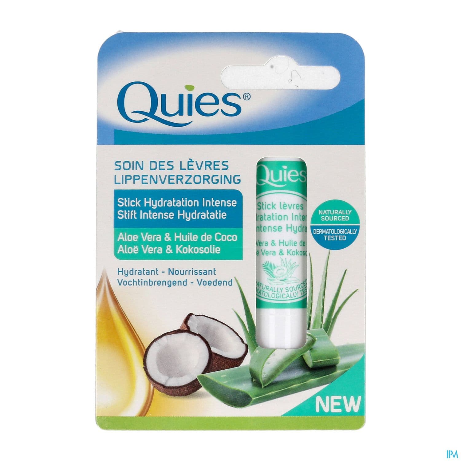 Quies Stick Levres Hydra Int.aloe V.&hle Coco 4,5g