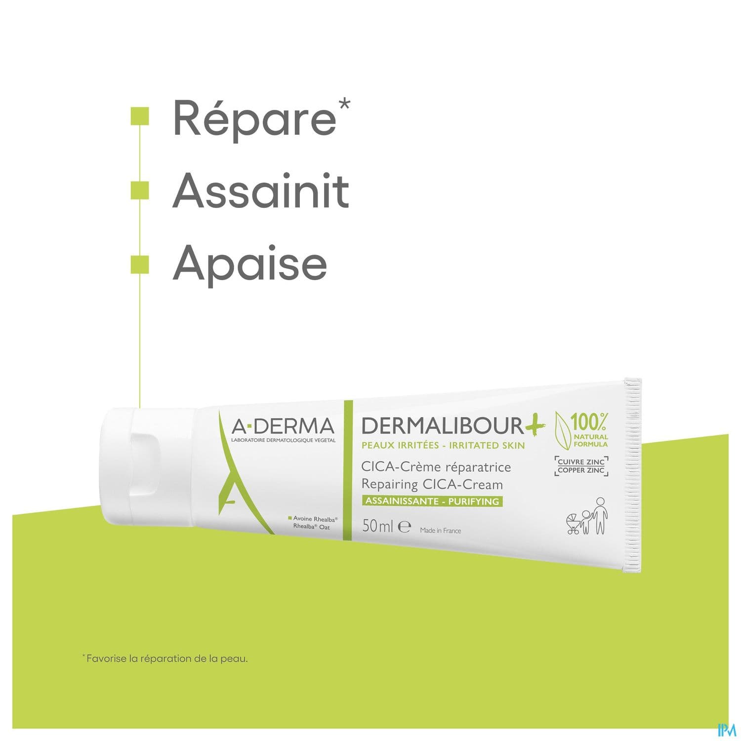 A-DERMA DERMALIBOUR+ CICA CR REP50