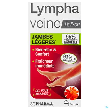 3C PHARMA LYMPHAVEINE ROLL-ON 50ML