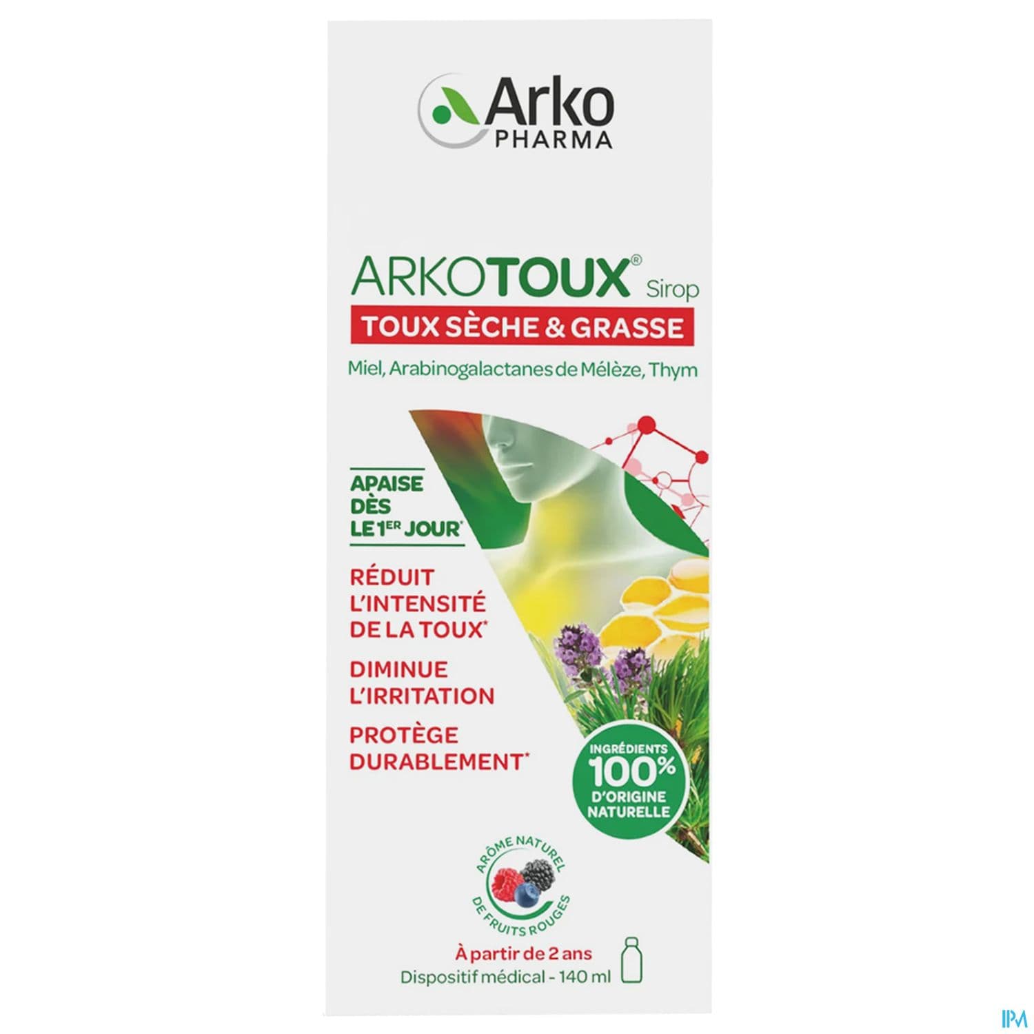Arkopharma Arkotoux Soulage La Toux Sirop 140ml