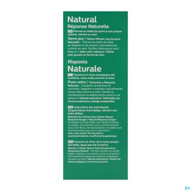 BIB AVENT NAT RESPONSE VERRE 240ML