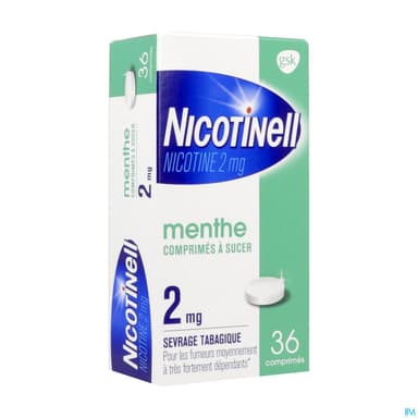 Nicotinell Menthe 2mg Comprime A Sucer 36