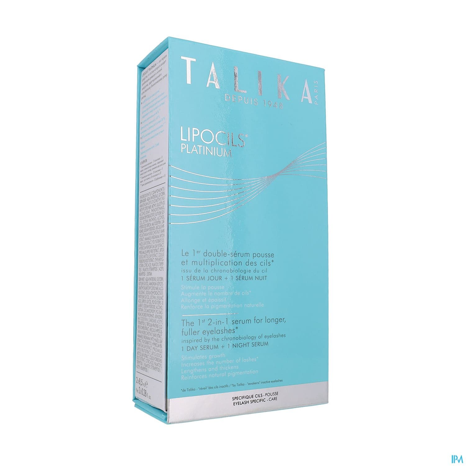Talika Lipocils Platinium Serum Jour Nuit 8ml5 X2