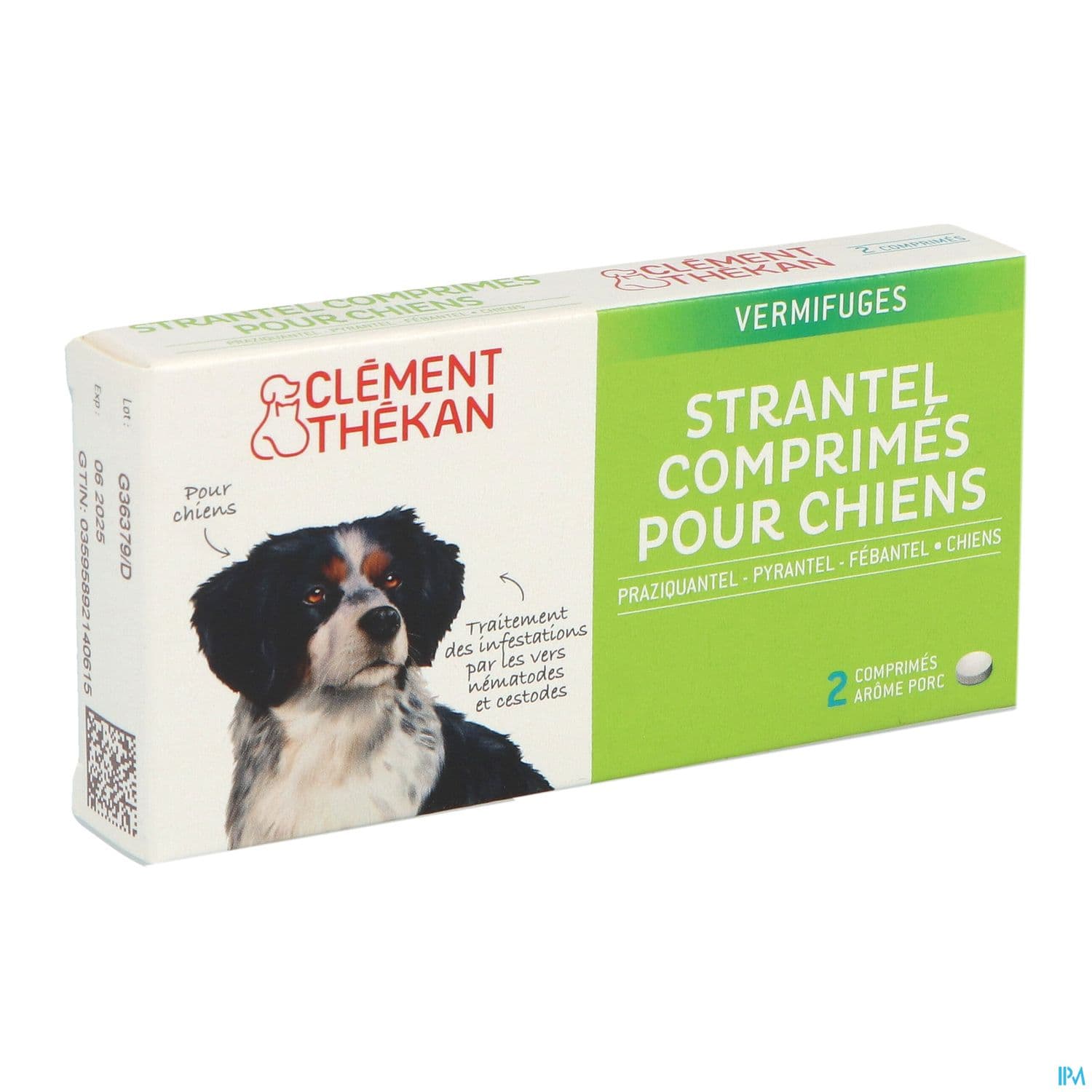 Clement Thekan Strantel Chien Comprime 2