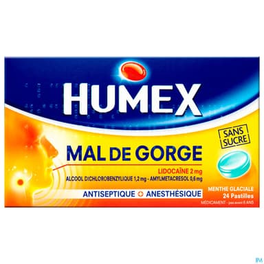 HUMEX MAL GORGE LIDOC MENTH S/S24