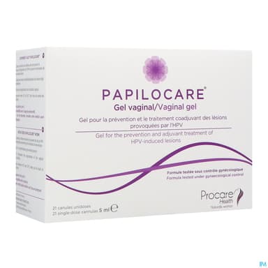 PAPILOCARE GEL VAGINAL DOSE 5ML 21