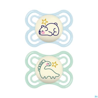 SUCET MAM PERFECT NUIT SIL 2-6M X2
