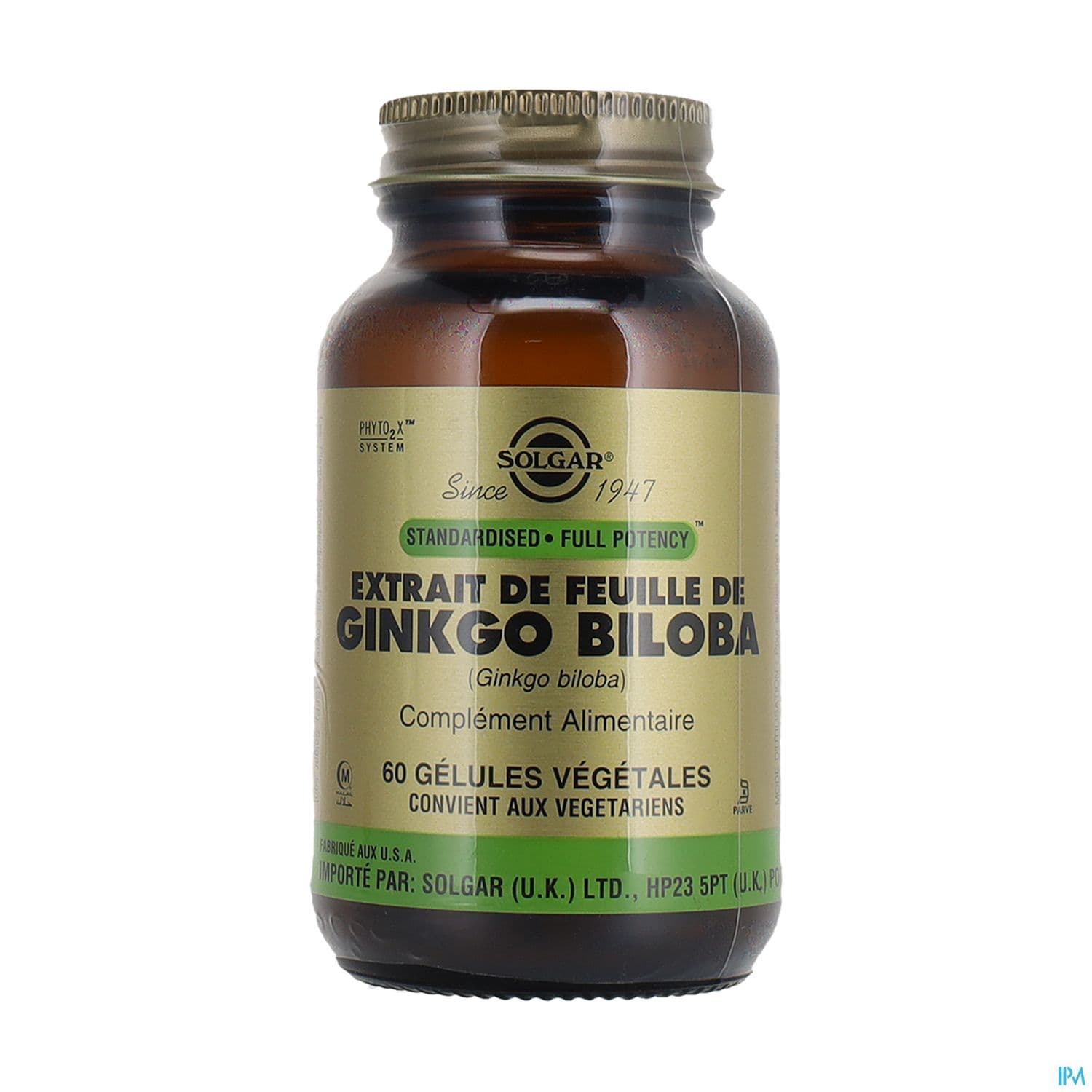 Solgar Sfp Ginkgo Biloba Gelule Vegetale 60