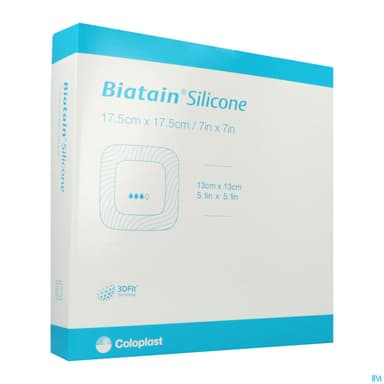 BIATAIN ADH SILICONE 17.5X17.5CM10