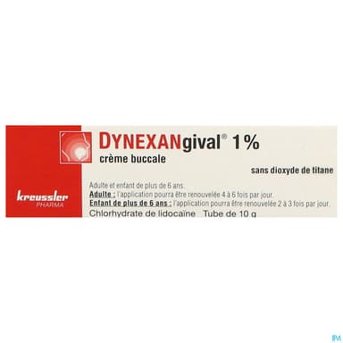 DYNEXANGIVAL 1% CREME BUCC TUB 10G