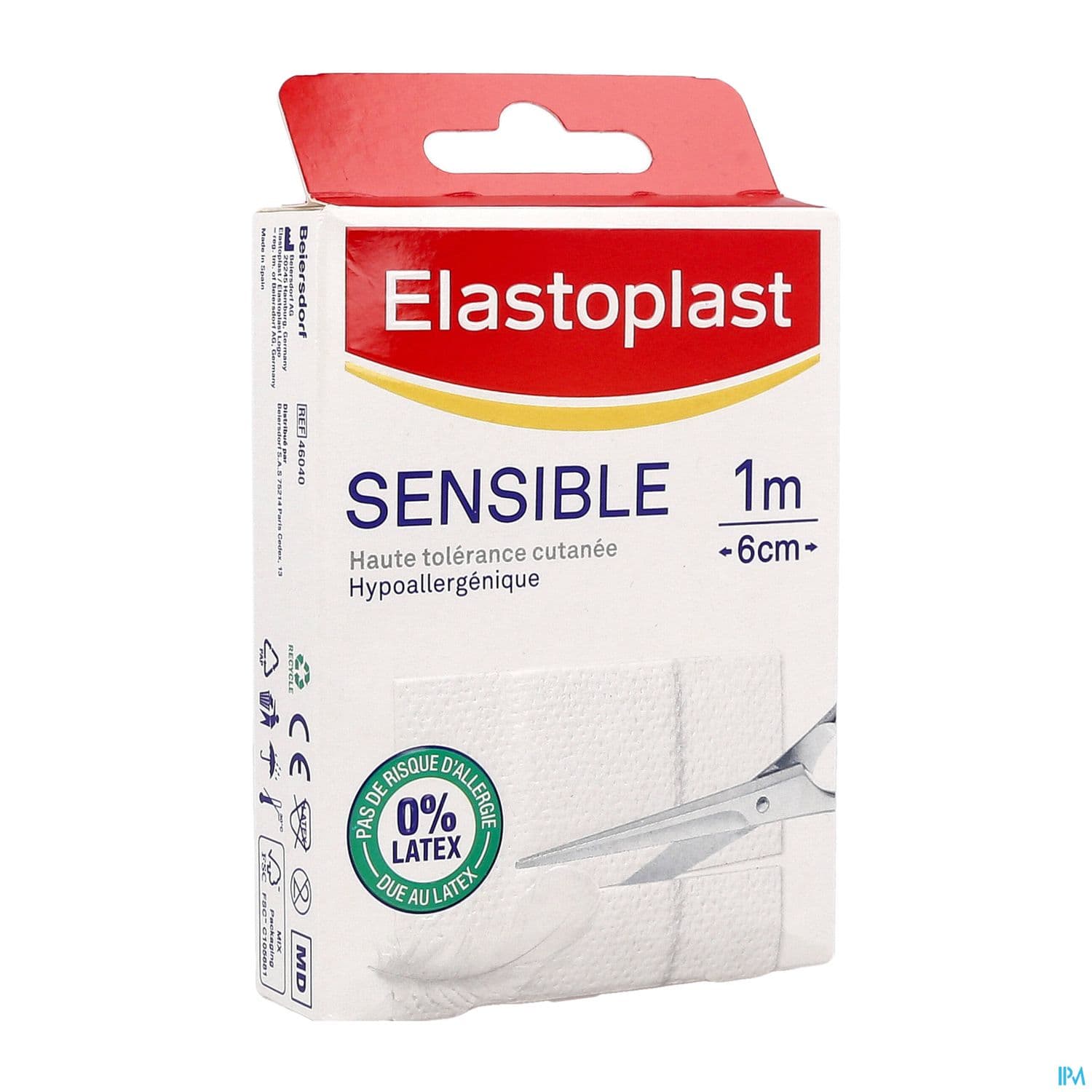 Elastoplast Sensible Pansement Bande A Decouper 10cm X 6cm 10