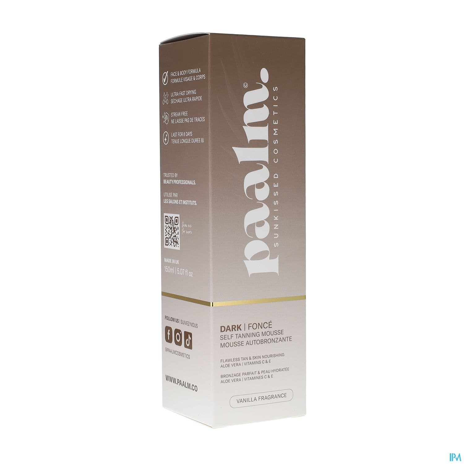 Paalm Mousse Autobronzante Dark 150ml