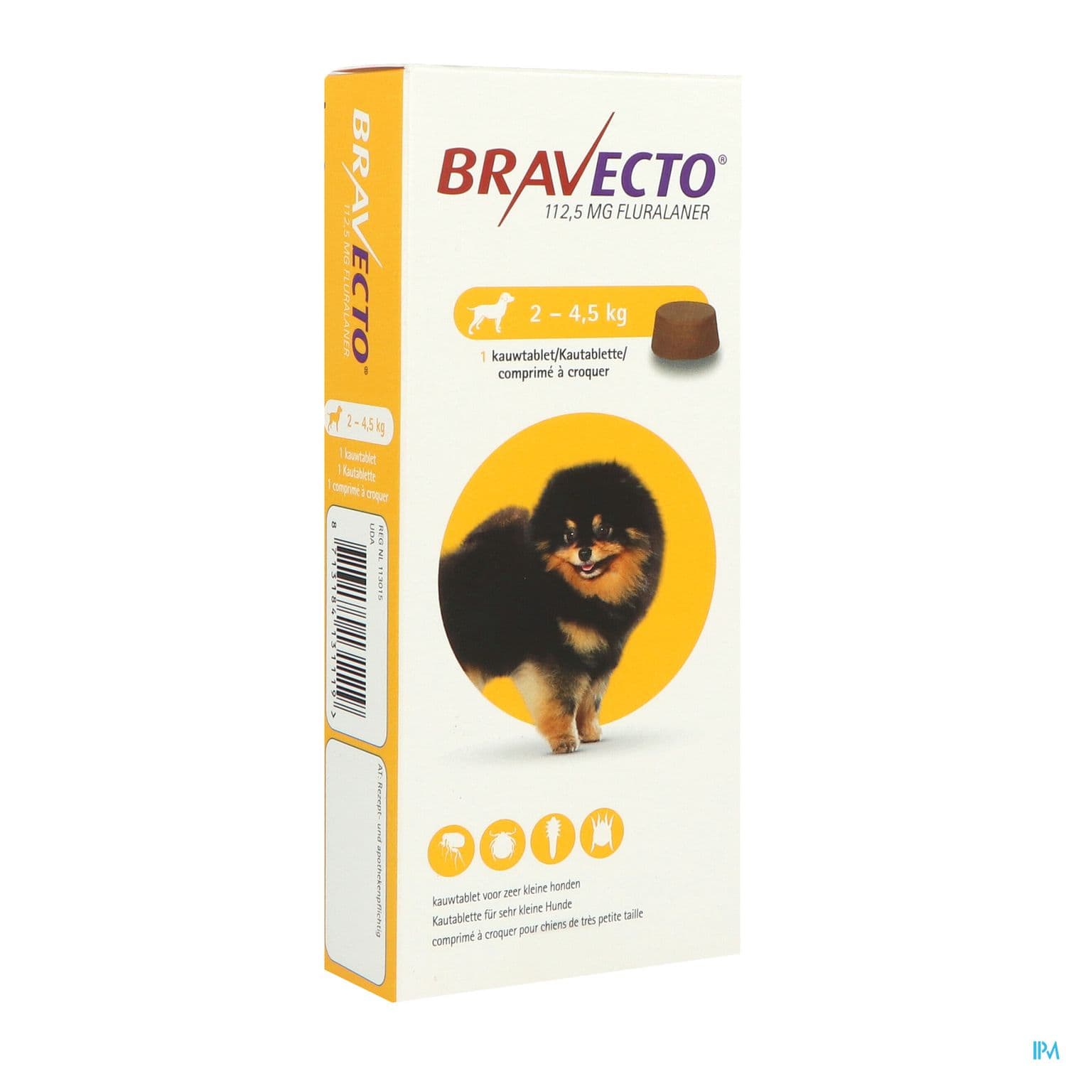 Bravecto Comprime A Croquer Chien 2/4kg5 1