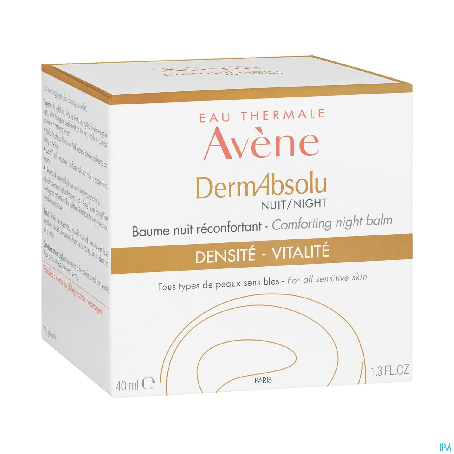AVENE DERMABSOLU NUIT BME 40ML — Pharmacie de la Gare Montparnasse