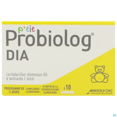 P'tit Probiolog Dia Enfant Nourrisson Poudre Stick 1g5 10