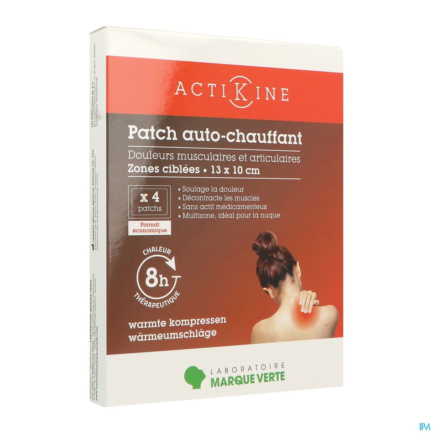 ACTIKINE PATCH AUTOCHAUF 13X10CM 4
