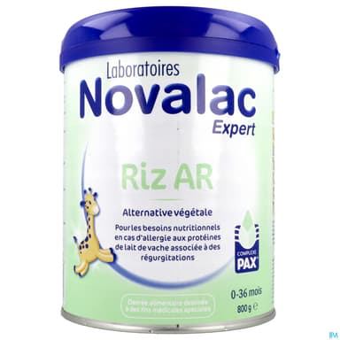 NOVALAC EXP RIZ AR 0-36M LAIT 800G
