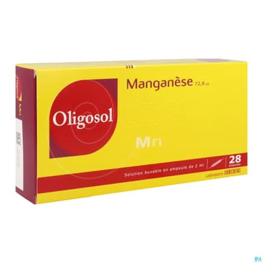Oligosol Manganese Solution Buvable Ampoule 2ml 28
