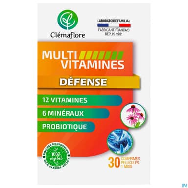 Clemaflore Multivitamines Defense Comprime 30