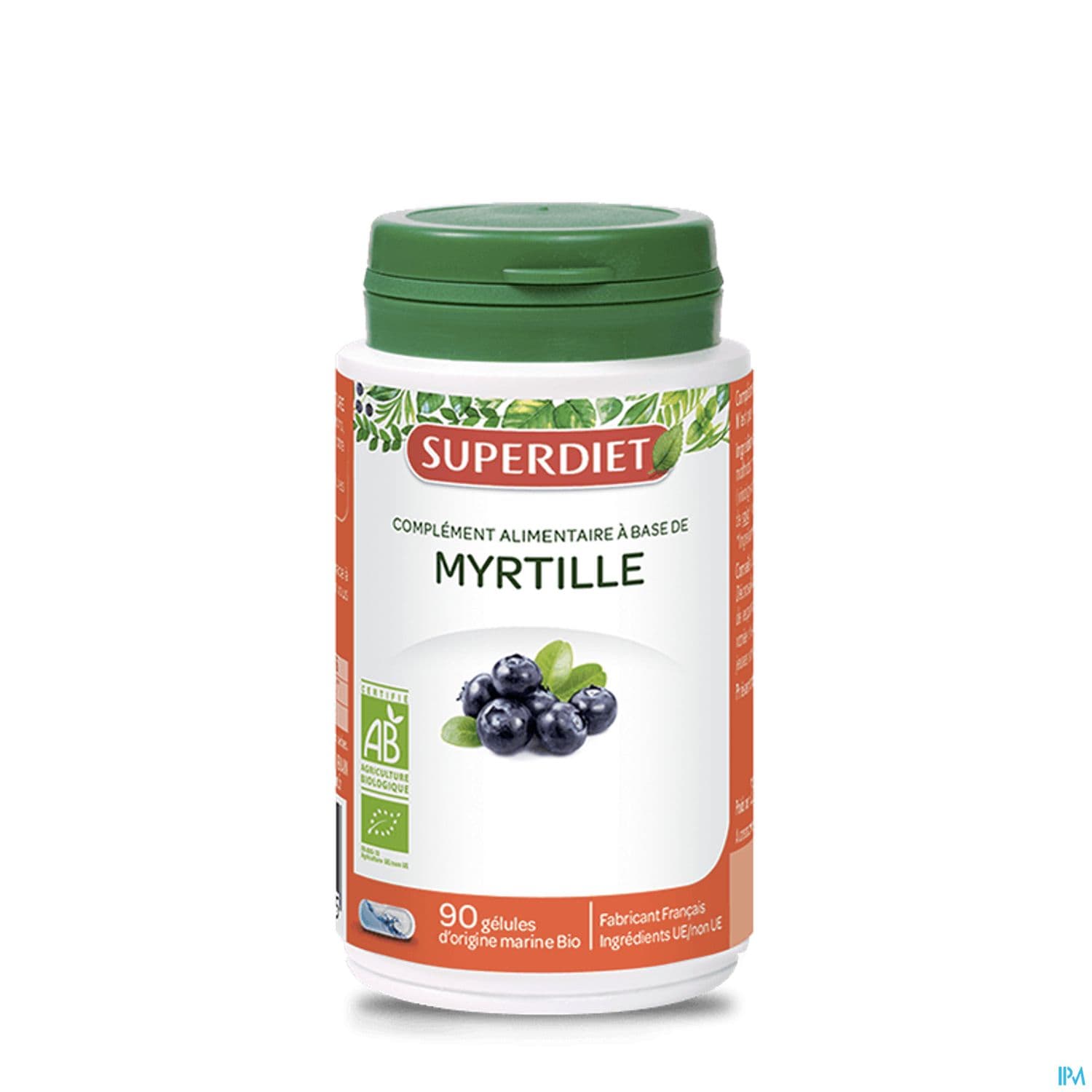 SUPERDIET MYRTILLE BIO GEL90