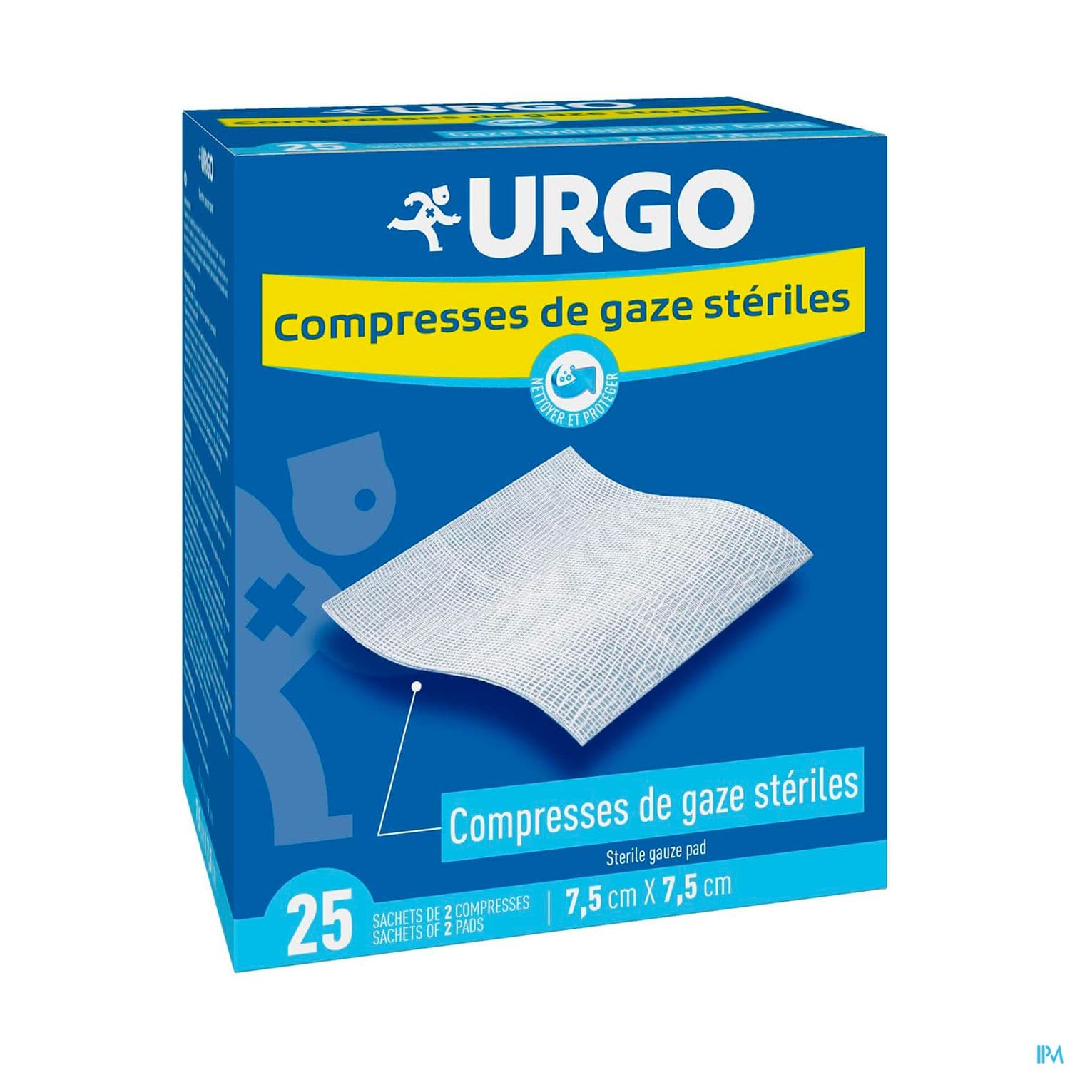 URGO COMP ST 25 SACH/2 7,5X7,5