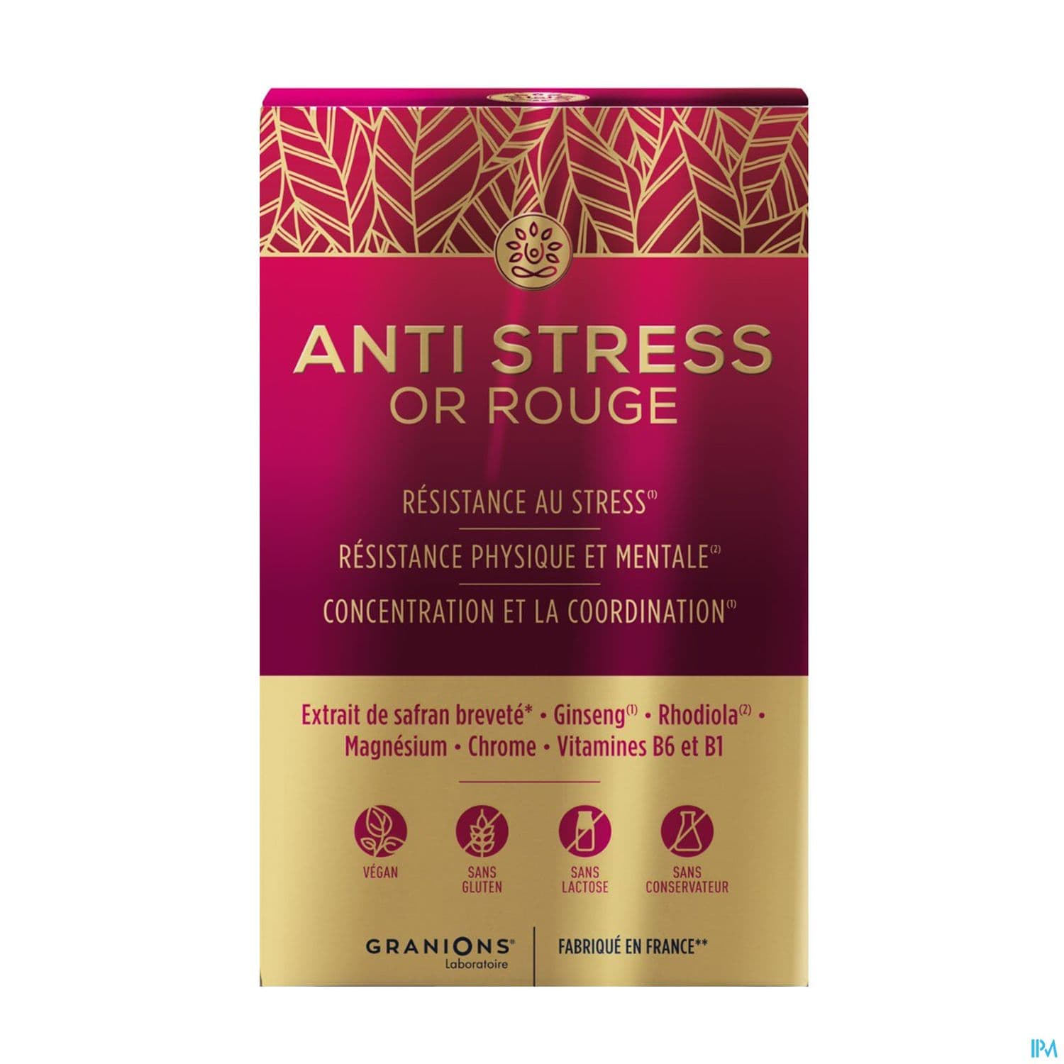 GRANIONS ANTI STRESS CPR 15 — Pharmacie 64
