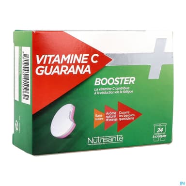 Vitavea Vitamine C + Guarana Comprime Croquer 12 X2